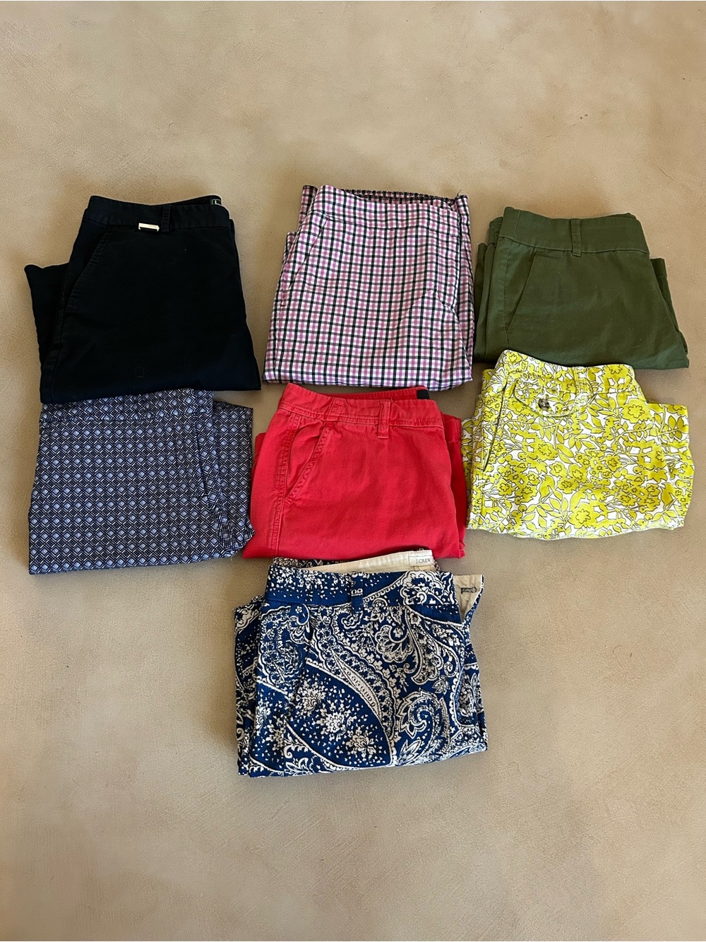 Women’s Walking Shorts Assortment-7 pairs-All name brands